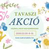 Tavaszi zsongás kedvezmény – 5% minden termékre!